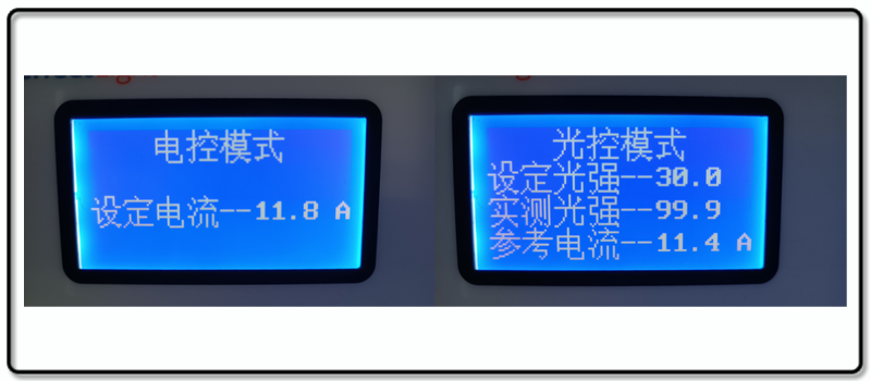 Microsolar 300氙灯光源与PLS-SXE 300D 300DUV氙灯光源定时功能(左)和累计计时功能（右）屏幕显示.png