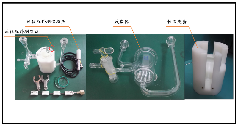 Online temperature measurement gas-solid photocatalytic reactor and its accessories.png