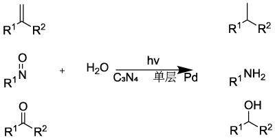 单原子Pd/C₃N₄光催化加氢