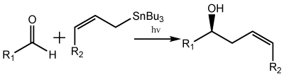 Keck自由基烯丙基化反应